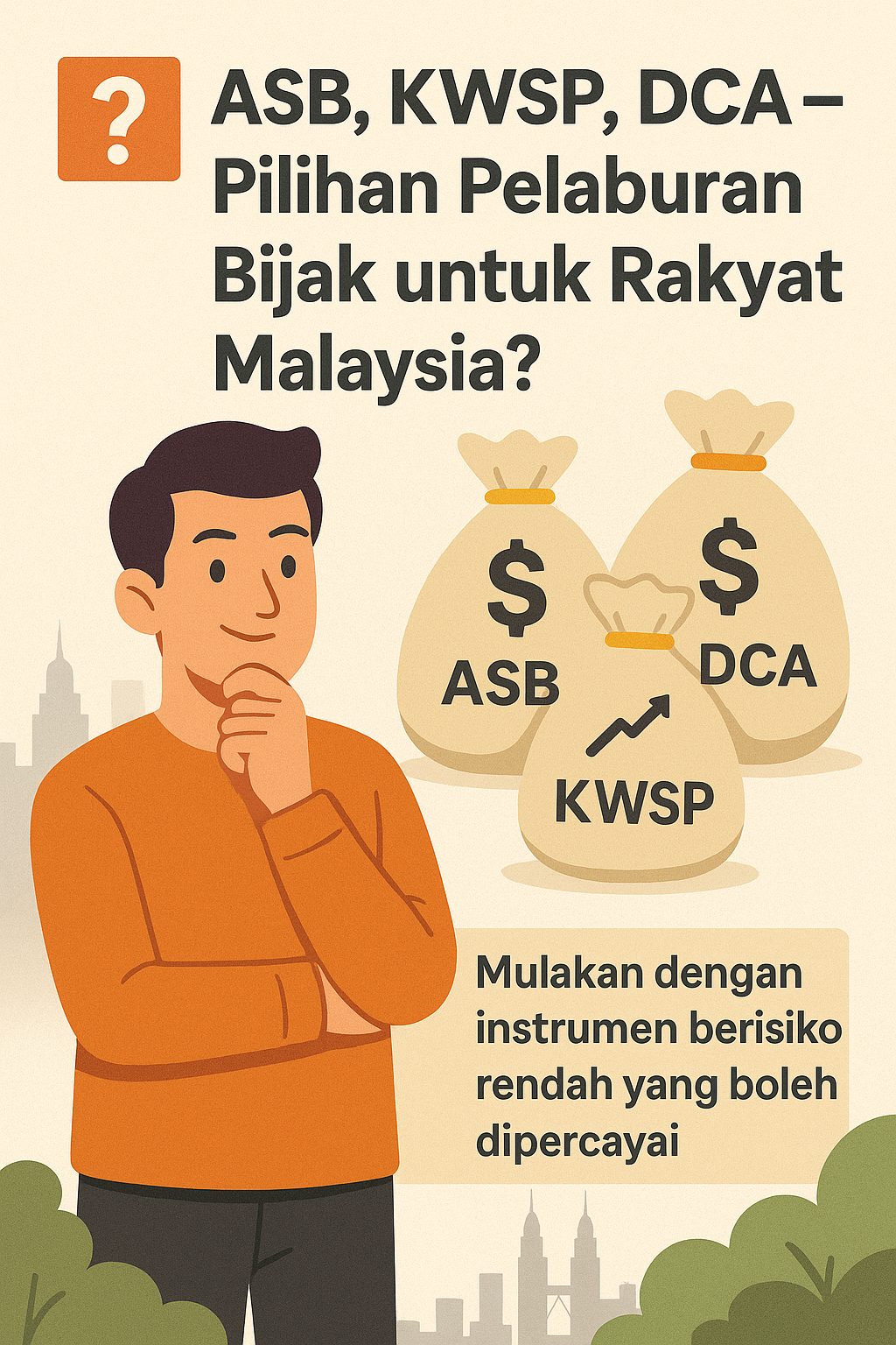 Pelaburan asas: ASB, KWSP, DCA โ Apa Pilihan Terbaik Untuk Rakyat Malaysia?